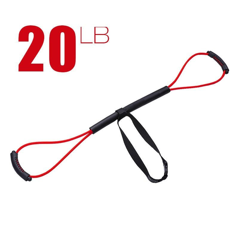 Boxing Resistance Bands - Fast Punches and Power - Boxing Training Gear - Full Body Cardio Workout - Ultra Portable and Lightweight - Available from 15 Lbs to 35 Lbs - Home Gym Workout Kit Exercise Equipment